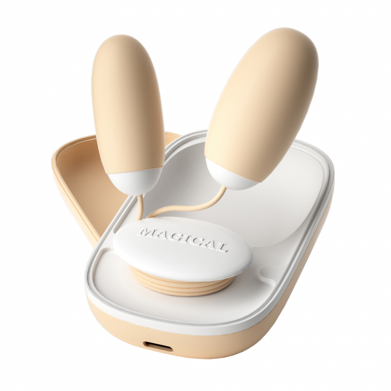 Виброяйцо S + виброяйцо M "Lilo Lai Le" в кейсе, желтое 