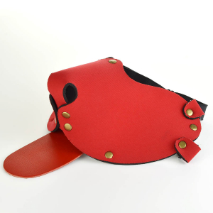 Маска дога "Sitabella" красная, неопрен