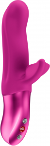 Пульсатор с клиторальным стимулятором "Fun Factory Bi Stronic Fusion" фуксия